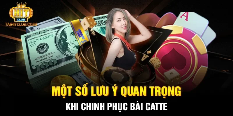 Một số lưu ý quan trọng khi chinh phục bài Catte